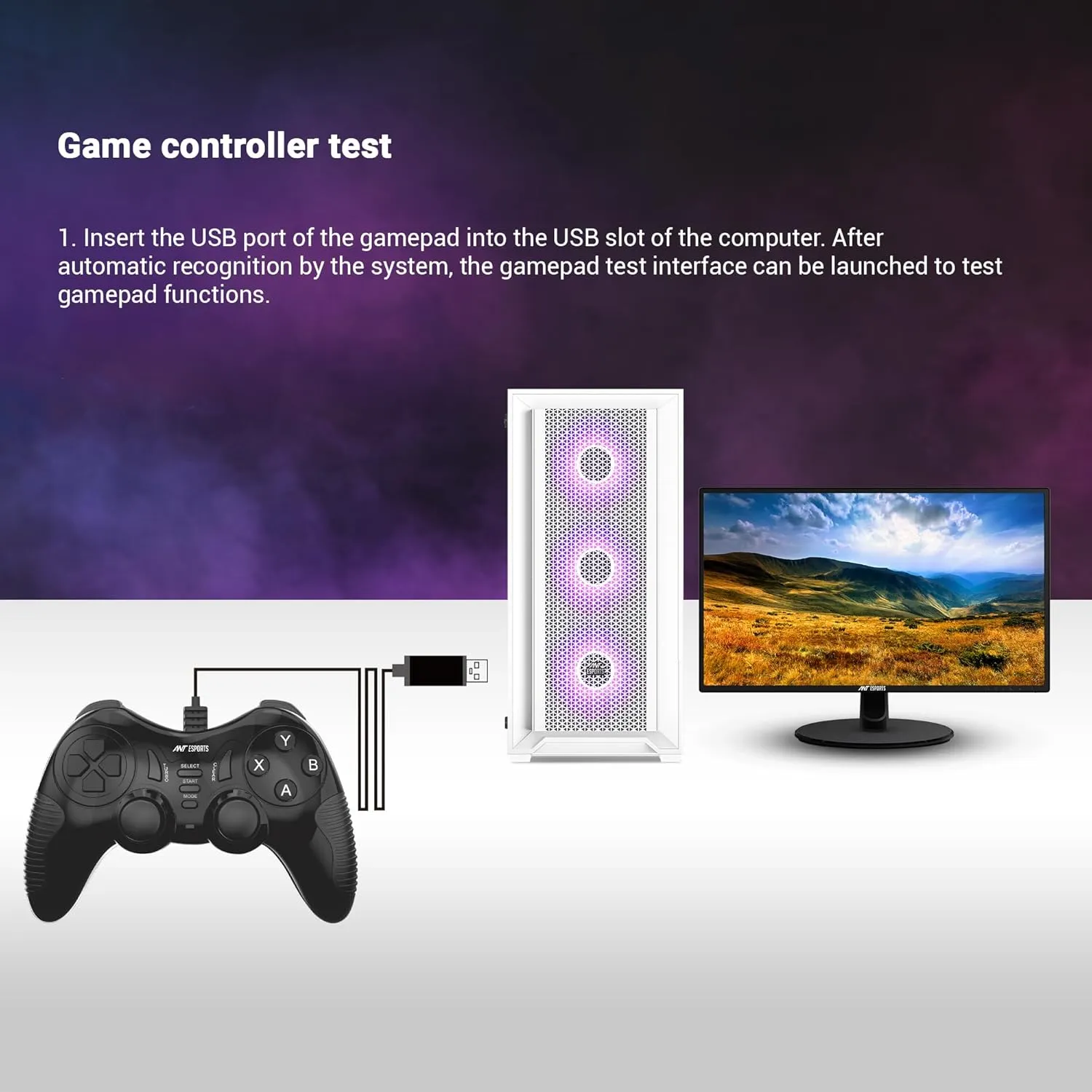 Ant Esports Wired Gamepad GP115 view 5